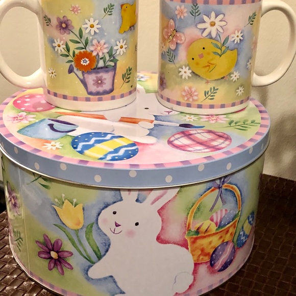 ☕️Brand New! Coffee Mug Set with Collectable Tin☕️ - Picture 2 of 5